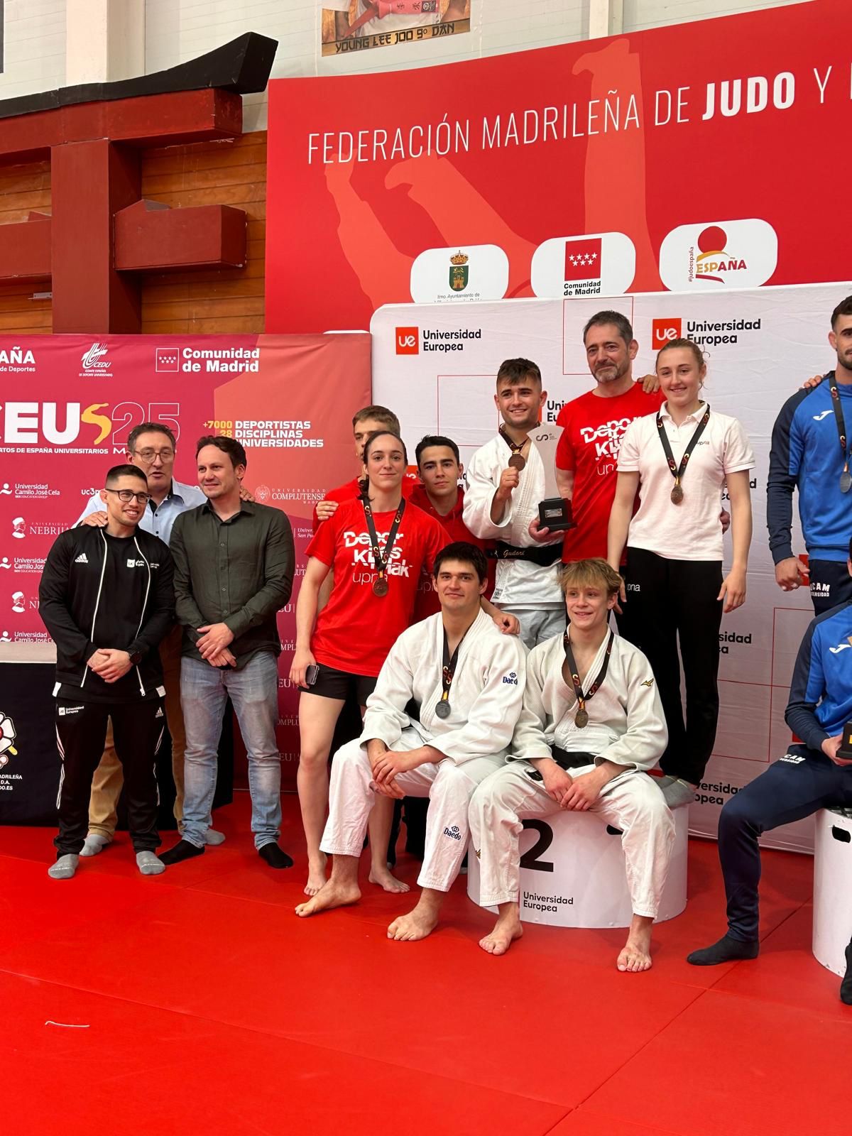 6 MEDALLAS en el Campeonato de España de Judo Universitario. 11-04-25